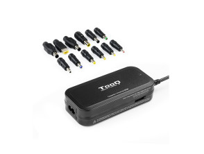 Cargador Manual 90W 1XUSB Negro Marca TOOQ