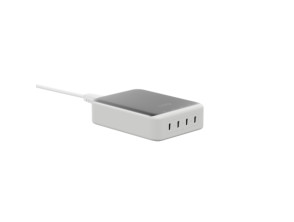 Cargador Escritorio 240W GaN2 Plata LINQ con 4xUSB-C