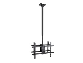 SOPORTE DE TECHO PARA 2 PANTALLAS TOOQ 43-86" HASTA 50KG VESA 600X400 NEGRO