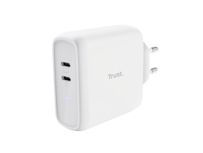 Añadir a la cesta Cargador Trust Blanco Maxo 65W 2xUSB-C Pared/Viaje Cargador Trust Blanco Maxo 65W 2xUSB-C Pared/Viaje