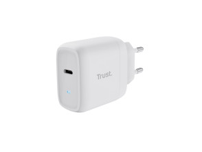 CARGADOR USB-C TRUST 45W MAXO BLANCO PARED/VIAJE