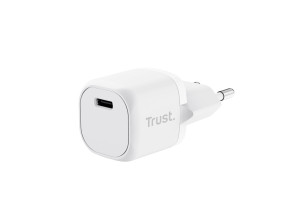 CARGADOR TRUST USB-C 20W BLANCO COMPATIBLE PD Y PPS 3A