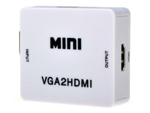 Añadir a la cesta Mini adaptador VGA-HDMI con audio 3.5mm Mini adaptador VGA-HDMI con audio 3.5mm