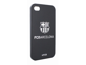Carcasa Rígida Escudo Plata FC Barcelona iPhone 4/4S