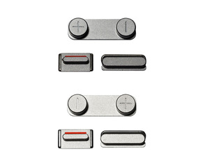 Repuesto Button Set para iPhone 5S / SE Plata