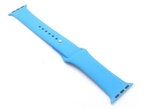 Correa de silicona Apple Watch 42 mm Azul