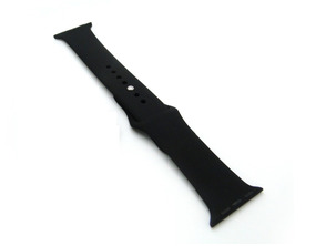 Añadir a la cesta Correa de silicona Apple Watch 42 mm Negro Correa de silicona Apple Watch 42 mm Negro