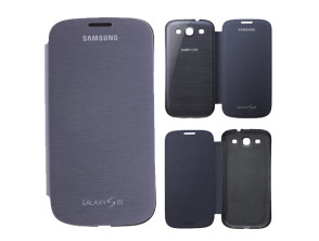 Funda tipo libro para Samsung Galaxy S3 Azul