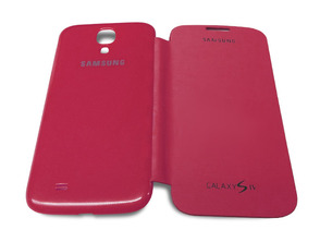 Funda tipo libro para Samsung Galaxy S4 Rojo