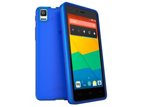 Funda Gummie Cover BQ Aquaris E6 Púrpura