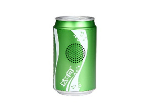 Altavoz Lata Verde para iPhone/iPod/iTouch/MP3