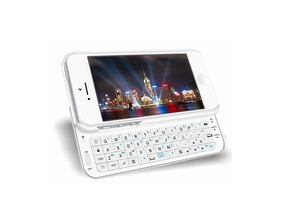 Teclado QWERTY para iPhone 5 Blanco