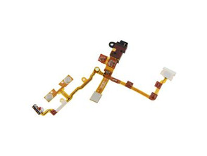 Cable flexible Audio y Encendido iPhone 3GS Negro