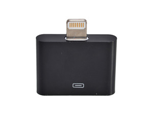 Adaptador de conector Lightning a 30 clavijas Negro