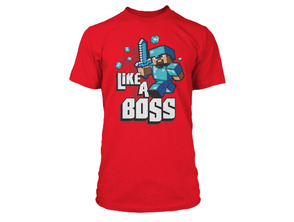 Añadir a la cesta Minecraft - Like a Boss Shirt Minecraft - Like a Boss Shirt