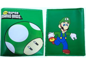 Super Mario Bros - Cartera Luigi y Kinopio