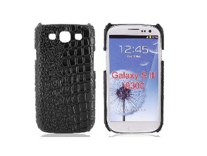 Carcasa Samsung Galaxy S III i9300 (Crocodile Skin Black)