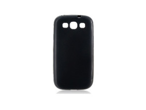 Funda protectora TPU para Samsung Galaxy S III (Negro)
