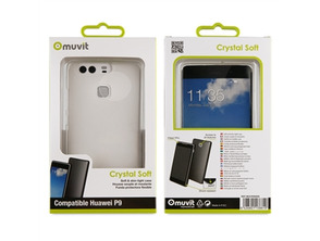 Funda Crystal Soft Transparente Huawei P9 muvit