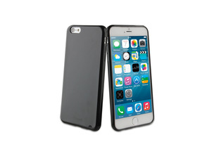 Funda Minigel para iPhone 6 Plus Muvit Negro