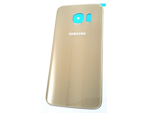 Tapa de Batería Samsung Galaxy S6 Edge G925 Dorado con Adhesivo