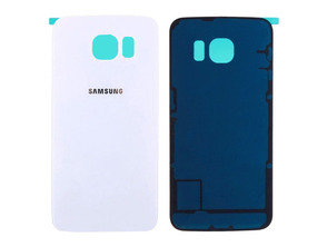 Tapa de Batería Samsung Galaxy S6 Edge G925 Blanca con Adhesivo