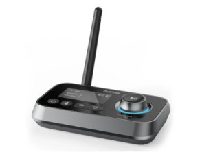ADAPTADOR BLUETOOTH HAMA LINK.IT DUO TRANSMISOR RECEPTOR USB-C JACK 3.5mm 1m LCD CONTROLES