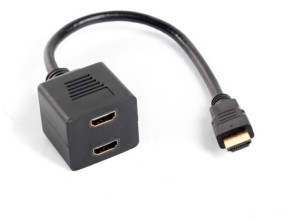 Añadir a la cesta ADAPTADOR LANBERG HDMI MACHO/HDMI HEMBRA X2 SPLITTER 20CM ADAPTADOR LANBERG HDMI MACHO/HDMI HEMBRA X2 SPLITTER 20CM