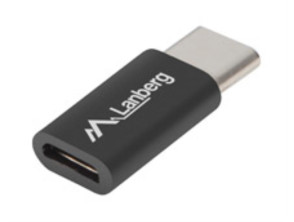 Lanberg - AD-UC-UM-02 cable gender changer USB 2.0 Type C Micro-USB 2.0 Type B Negro
