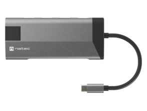 HUB NATEC Fowler Plus USB Tipo C Negro