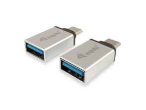 Adaptador USB-C Macho a USB 3.0 Tipo A Hembra Pack 2 Uds - Marca EQUIP