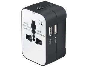 Adaptador Universal de Viaje con 2x USB
