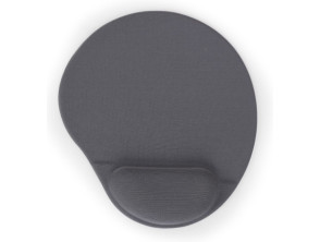 Gembird Alfombrilla De Gel Para Raton Con Soporte Para Muneca, Gris