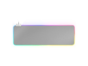 ALFOMBRILLA MARS GAMING SILVER RGB ILUMINACION XXL 800x300mm CONTOUR