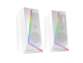ALTAVOCES BLUETOOTH MARS GAMING MS7 WHITE 20W RMS RGB ILUMINACION