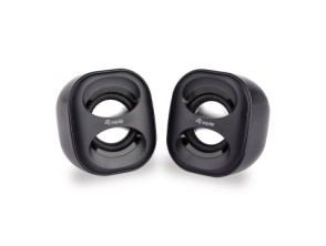 ALTAVOCES 2.0 EQUIP LIFE MINI 6W RMS NEGRO USB JACK 3.5" - Marca EQUIP