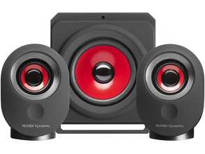 Altavoces con Bluetooth Mars Gaming MSX 35W 2.1 Rojo