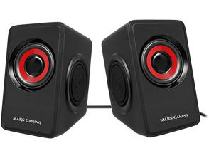 Altavoces Mars Gaming MS1 10W 2.0 Rojo