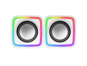 Altavoces Mars Gaming MSCube 8W 2.0 Blanco