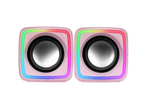 Altavoces Mars Gaming MSCube 8W 2.0 Rosa