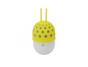 ALTAVOZ BLUETOOTH PORTABLE CONCEPTRONIC AMARILLO CON LUZ LED