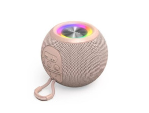 Altavoz Bluetooth Portátil Hama Ball Shape 5W con Iluminación LED TWS Batería 10h Manos Libres Color Rosa