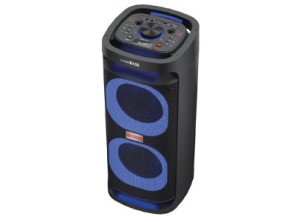 ALTAVOZ BLUETOOTH AIWA TROLLEY KBTUS-D800 BT 5.0 80W RMS NEGRO BATERIA 3h USB TF AUX MIC RGB