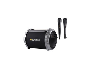 Altavoz Portátil Sunstech Massive S2 BT/FM/SD/USB/2 Micrófonos