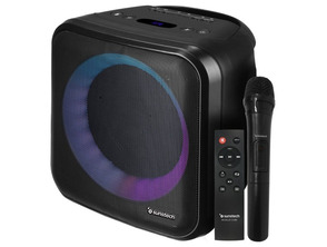 Altavoz Portátil Sunstech Musclecube Black 20W BT5.0/FM/MicroSD/USB/Aux-In