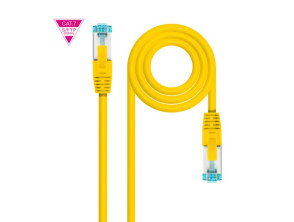 Añadir a la cesta Cable de Red Cat7 Latiguillo 600MHz LSZH SFTP PIMF Amarillo 2M - Nanocable Cable de Red Cat7 Latiguillo 600MHz LSZH SFTP PIMF Amarillo 2M - Nanocable