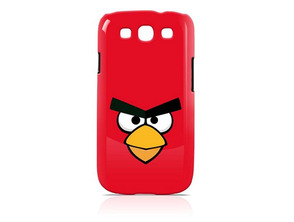 Carcasa para Samsung Galaxy SIII Angry Birds Roja