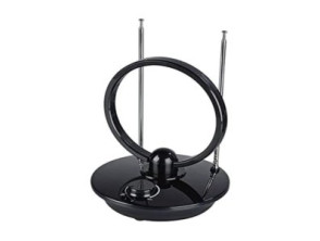 ANTENA INTERIOR HAMA DVB-T2 ACTIVA COLOR NEGRO