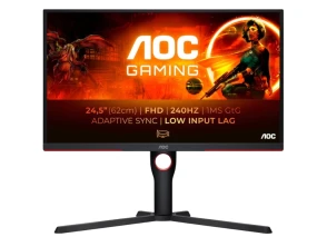 AOC Monitor G3 24.5 FullHD VA 240 Hz FreeSync Premium Negro
