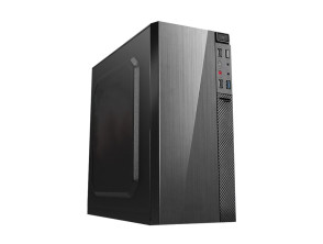 CAJA MICROATX APPROX APPC-203 NEGRO - 2x3.5” 2x2.5” 1xUSB2.0 1xUSB3.0 - GRAFICA MAX. 260 mm